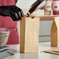 Bulk Savings Pricing 2 | Bagcraft 300950 1/2 lbs. Coffee Bag Poly Lined Tin Ties - Natural (1000/Carton) image number 1