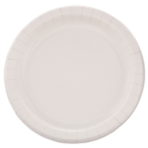 Plates | SOLO MP9BR-2054 Bare Eco-Forward 8.5 in. diameter Clay-Coated Paper Dinnerware Plate - White (500/Carton) image number 0