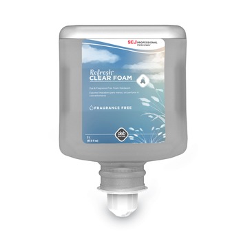 SC Johnson 069124014591 1L Refill Unscented Refresh Foaming Hand Soap Manual Cartridge (6/Carton)