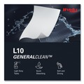 Perforated Roll & Hand Towels | WypAll 05123 L10 9.1 in. x 10.25 in. Windshield Towels - Light Blue (224/Pack, 10 Packs/Carton) image number 9