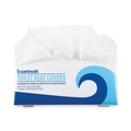 Toilet Seat Covers | Boardwalk BWKK2500B 14.17 in. x 16.73 in. Premium Half-Fold Toilet Seat Covers - White (250/Sleeve, 10 Sleeves/Carton) image number 1
