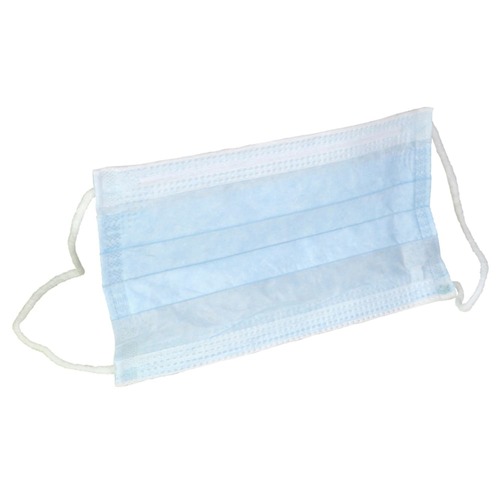 Face Masks | Ansell KCC 62692 M5 Pleat Style Face Mask With Earloops - Regular, Blue(10 Bags/Carton) image number 0