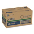 Plates | Dixie UX7WS Pathways Soak-Proof Shield WiseSize 6.88 in. Paper Plates - Green/Burgundy (125/Pack) image number 3