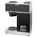 Coffee Brewers | BUNN 33200.0000 2-Burner 12-Cup Pourover Coffee Brewer - Stainless Steel/Black image number 0