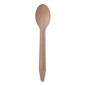Eco-Products EP-S213-W General Purpose Spoon Wood Cutlery - Natural (500/Carton)
