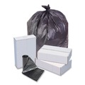 Low-Density Trash Bags | Inteplast Group WSL3036HVK 30 gal. 0.58 mil 30 in. x 36 in. Institutional Low-Density Can Liners - Black (25 Bags/Roll, 10 Rolls/Carton) image number 3