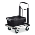Hand & Platform Trucks | Safco 4062 STOW AWAY 275 lbs. Capacity 19 in. x 17.75 in. x 38.75 in. Collapsible Medium Hand Truck - Aluminum image number 6