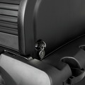 Perforated Roll & Hand Towels | Rubbermaid Commercial 1861427 Executive High Security 23.1 in. x 39.6 in. x 27.5 in. Janitorial Cleaning Cart - Black image number 6