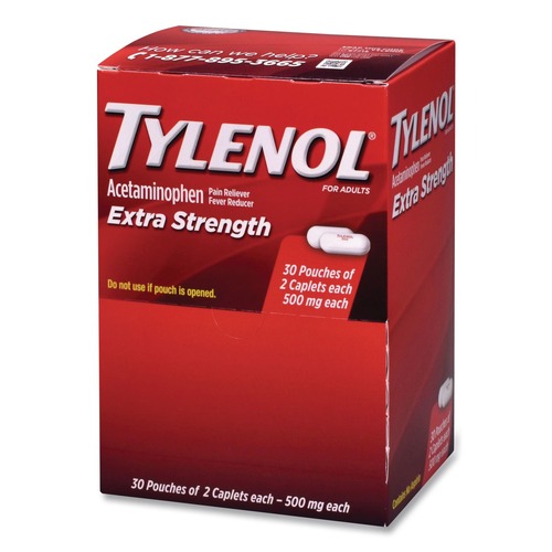 Medicines | Tylenol 64478 Extra Strength Caplets (30/Box) image number 0