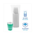Cups | Boardwalk BWKTRANSCUP12CT 12 oz. Plastic Cold Cups - Translucent (1000/Carton) image number 3