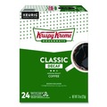 Coffee - Caffeinated | Krispy Kreme Doughnuts 5000330037 Classic Medium Roast Decaf Coffee K-Cups (24/Box) image number 0