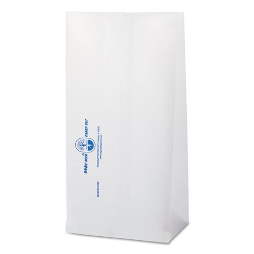 Bakery Bags | Bagcraft 300298 Dubl Wax 6.13 in. x 12.38 in. SOS Bakery Bags - White (1000/Carton) image number 0