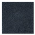 Floor Pads-Stripping | Boardwalk BWK4019HIP 19 in. Diameter High Performance Stripping Floor Pads - Black (5/Carton) image number 3