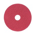 Floor Pads-Cleaning, Buffing & Polishing | Boardwalk BWK4016RED 16 in. Diameter Buffing Floor Pads - Red (5/Carton) image number 0