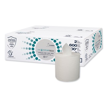 Papernet SOD410334 1-Ply 7.6 x 10 DissolveTech Center-Pull Paper Towel - White (6/Carton)