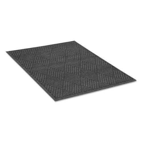 Floor Mats | Guardian EGDFB040804 48 in. x 96 in. EcoGuard Diamond Rectangular Floor Mat - Charcoal image number 0