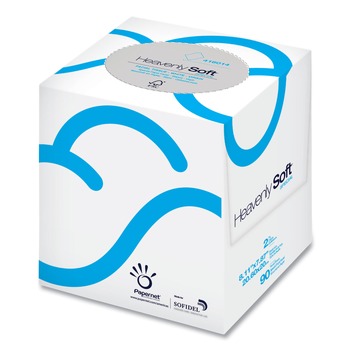 | Papernet 416014 2-Ply Heavenly Soft Facial Tissue - White (36/Carton)