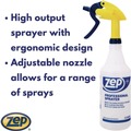 Sprayers & Pumps | Zep Commercial HDPRO36 32 oz Professional Spray Bottle with Trigger Sprayer - Clear image number 3