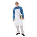 Cleaning Cloths & Wipes | Ansell 36550 28 in. x 40 in. A20 Apron - One Size Fits All/White (100/Carton) image number 1