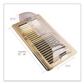 Air Vent & Register Products | Deflecto 50 3.87 in. x 9 in. x 2.75 in. Premium Unbreakable Air Deflector - Clear image number 6
