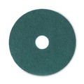 Floor Pads-Stripping | Boardwalk BWK4016GRE 16 in. Diameter Heavy-Duty Scrubbing Floor Pads - Green (5/Carton) image number 0
