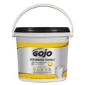Perforated Roll & Hand Towels | GOJO Industries 6398-02 Hand Cleaning Scrubbing Towels - Orange Scent/White/Yellow (2/Carton) image number 0
