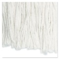 Mop Heads | Boardwalk BWK2024RCT #24 Cut-End Rayon Wet Mop Head - White (12/Carton) image number 2