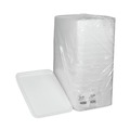 Food Containers & Lids | Pactiv Corp. 0TF112160000 16.25 in. x 12.63 in. x 0.63 in. #1216 Supermarket Tray - White (100/Carton) image number 0