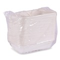 Food Containers & Lids | Eco-Products EP-SCRC32NFA 32 oz 4.71 in. x 7.01 in. x 1.04 in. Sugarcane Fiber WorldView Vanguard Rectangular Container - White (400/Carton) image number 2