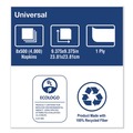 Beverage Napkins | Tork B1141A 1 Ply 9.13 in. x 9.13 in. Universal Beverage Napkins - White (4000/Carton) image number 6
