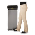 Waste Receptacles | Rubbermaid Commercial FGST24SSPL 13 gal. Defenders Heavy-Duty Steel Step Can - Stainless Steel image number 4