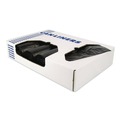 Low-Density Trash Bags | AccuFit H6644PK R01 33 in. x 44 in. 1.3 mil. 32-Gallon Linear Low Density Can Liners with AccuFit Sizing - Black (100/Carton) image number 2