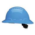 Head & Face Protection | 3M H-803SFV-UV H-800 SecureFit H-Series 4-Point Pressure Diffusion Ratchet Suspension Vented Hat with UV Indicator - Blue image number 1