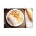 Plates | Pactiv Corp. PSP10EC EarthChoice Pressware 10 in. Diameter Plate Paper Compostable Dinnerware - White (300/Carton) image number 2