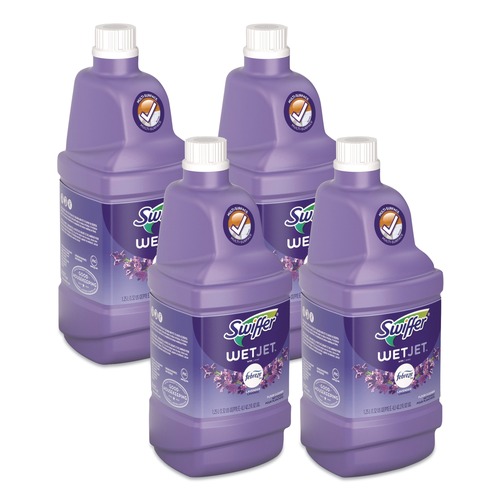 Floor Cleaners | Swiffer 80322246 WetJet 1.25 Liter System Cleaning-Solution Refill - Lavender Scent (4/Carton) image number 0