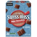 Coffee - Caffeinated | Swiss Miss 5000345150 Hot Cocoa K-Cups - Milk Chocolate (22/Box) image number 1