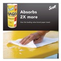 Perforated Roll & Hand Towels | Scott 54992 9.4 in. x 11 in. 1-Ply Rags On A Roll - White (12/Carton) image number 4