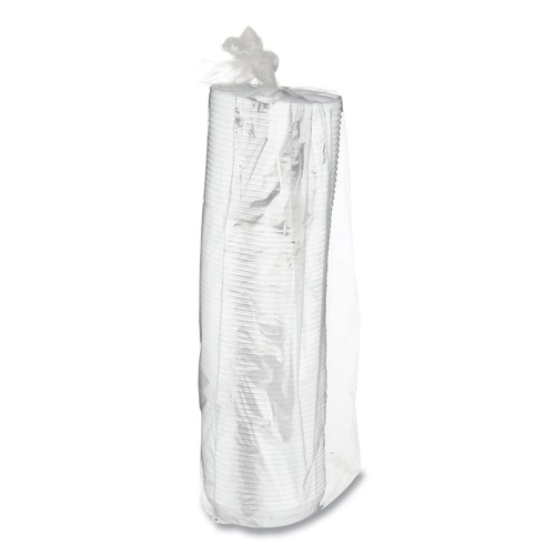 Cup Lids | Eco-Products EP-HL8-WR EcoLid 25 Percent Recycled Content Plastic Hot Cup Lid Fits 8 oz. Hot Cups - White (1000/Carton) image number 0