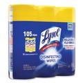 Cleaning Cloths & Wipes | LYSOL Brand 19200-82159 7 in. x 7.25 in. 1-Ply Disinfecting Wipes - Lemon and Lime Blossom White (3/Pack) image number 2