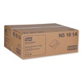 Dinner Napkins | Tork N5181A 1-Ply 15 in. x 17 in. 1/8 Fold Universal Dinner Napkins - White (3000/Carton) image number 1