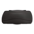 Waste Receptacle Lids | Rubbermaid Commercial FG267400BLA Slim Jim 11.38 in. x 20.5 in. x 2.75 in. Hinged Lid - Black image number 1