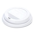 Cup Lids | SOLO TLP316-0007 Traveler Cappuccino Style Dome Lid for 10 oz. to 24 oz. Cups - White (100/Pack, 10 Packs/Carton) image number 0