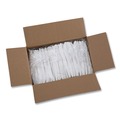 Disposable Knives | Boardwalk BWKKNIFEHWPPWH Heavyweight Polypropylene Cutlery Knife - White (1000/Carton) image number 2