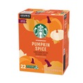 Coffee - Caffeinated | Starbucks 12412028 Coffee K-Cups - Pumpkin Spice (22/Box, 4 Boxes/Carton) image number 3
