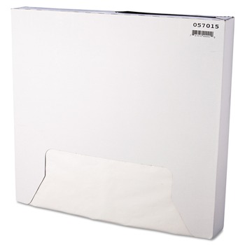Bagcraft P057015 15 x 16 Grease-Resistant Paper Wraps and Liners - White (3000/Carton)