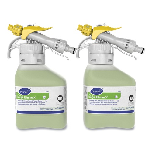 Drain Cleaners | Diversey Care 94266308 Suma ElimineX 50.7 oz. Liquid D3.1 Spray (2/Carton) image number 0