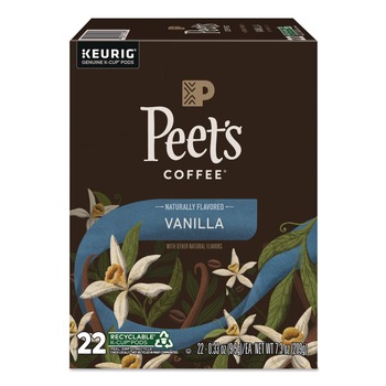 Keurig 5000376697 0.33 oz. Coffee K-Cups - Vanilla (22/Box)