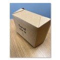 Food Containers & Lids | GEN KS10124 Reclosable 48 oz. Paper Take-Out Box - Kraft (300/Carton) image number 2