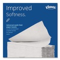 Perforated Roll & Hand Towels | Kleenex 02046 Convenience 9.2 in. x 9.4 in. Multi-Fold Paper Towels - White (150/Pack, 8 Packs/Carton) image number 5
