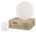 Perforated Roll & Hand Towels | LoCor 46896 8 in. x 800 ft. 1-Ply Hard Wound Roll Towel - White (6/Carton) image number 2